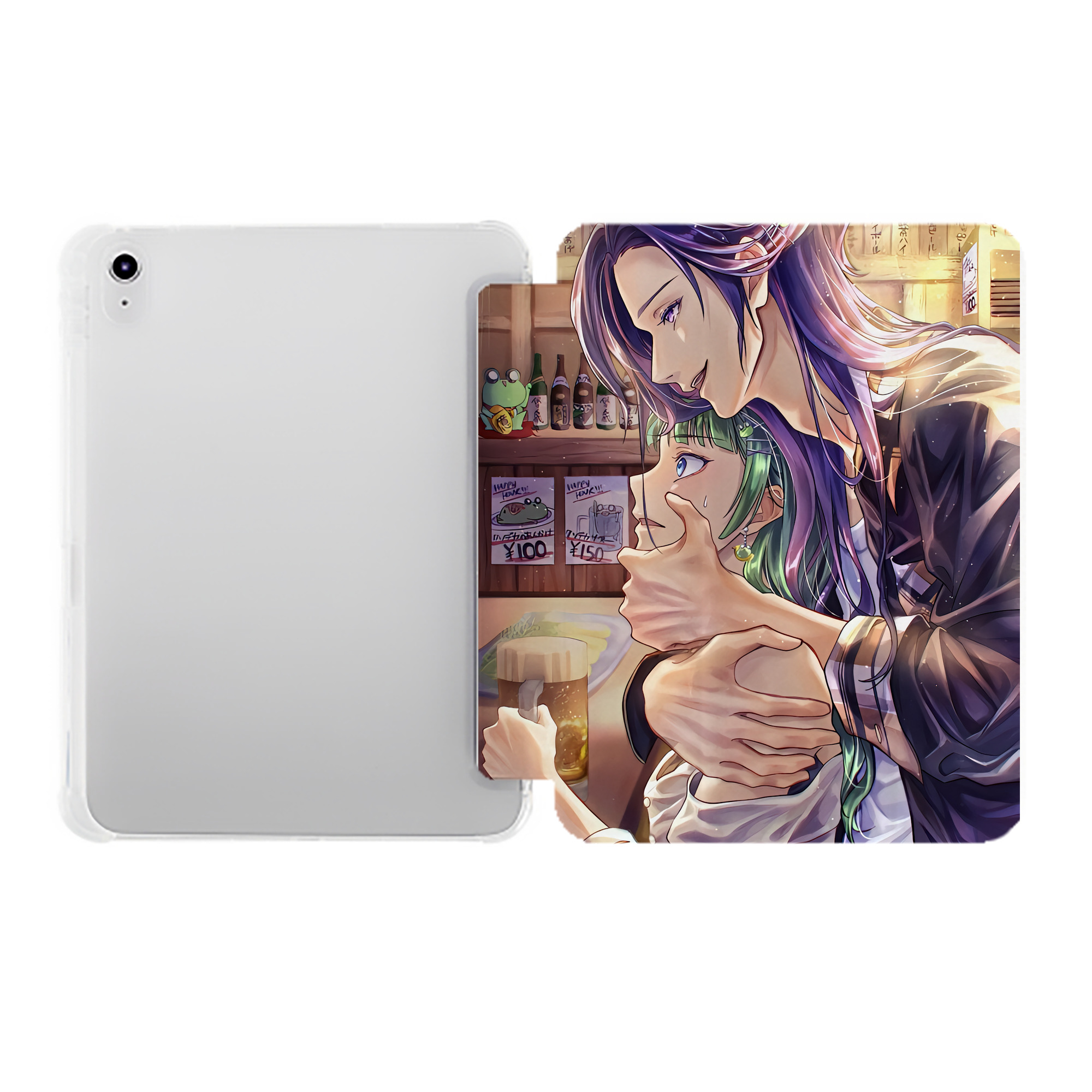 （画像用） 薬屋のひとりごと The Apothecary Diaries IPad ケース ペン収納付き 三つ折りスタンド PUレザー×シリコン 対応機種9.5/10.5/10.9インチ